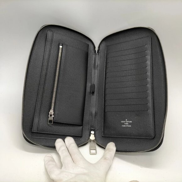 Louis Vuitton LV Long Wallet Black Damier Graphite 350-081925 - Picture 5 of 9